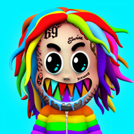 Обложка сингла 6ix9ine «Gooba» (2020)