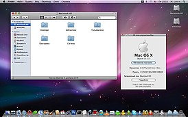 Рабочий стол Mac OS X 10.5 «Leopard»