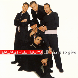 Обложка сингла Backstreet Boys «All I have to give» (1998)