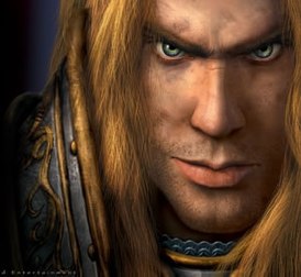 Артас-паладин Заставка из игры Warcraft III: Reign of Chaos.