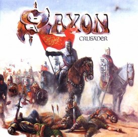 Обложка альбома Saxon «Crusader» (1984)