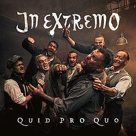 Обложка альбома In Extremo «Quid pro Quo» (2016)