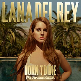 Обложка альбома Ланы Дель Рей «Born to Die: The Paradise Edition» (2012)