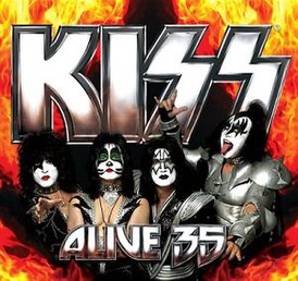 Обложка альбома Kiss «Kiss Alive 35» (2008)