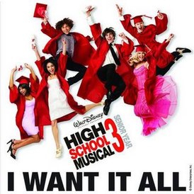 Обложка сингла Эшли Тисдейл и Лукас Грейбил «I Want It All» (2008)