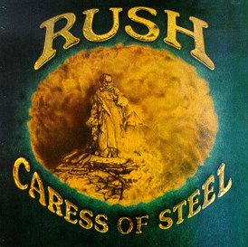 Обложка альбома Rush «Caress of Steel» (1975)