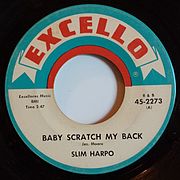 Сингл «Baby Scratch My Back» (1965) Сліма Гарпо із логотипом лейблу