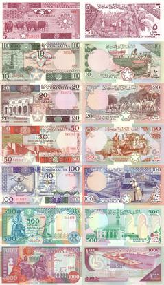 索馬利亞在1983至1996年發行的紙幣系列。