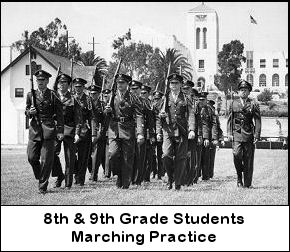 Students marching