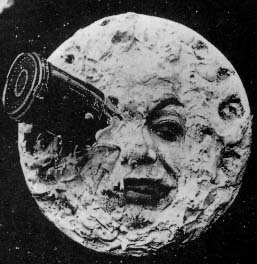 Szene aus Le Voyage dans la lune