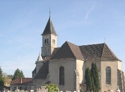 The church in Damparis