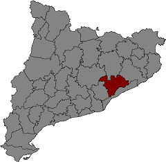 Location of Vallès Oriental