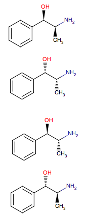 Optical Isomers of Phenylpropanolamine