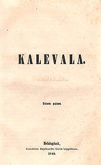 A Kalevala 1849-es kiadása