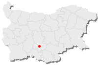 Bulgaristan haritasında Asenovgrad