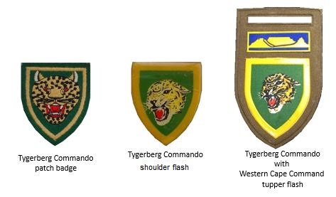 SADF era Tygerberg Commando insignia