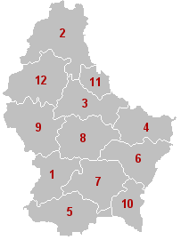 Lüksemburg'un kantonları