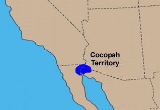 Map of Cocopah Indian Territory