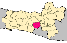 Reggenza di Magelang – Mappa