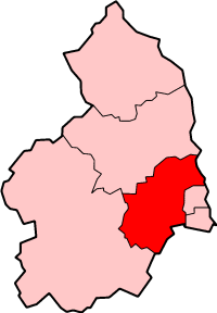 Shown within Northumberland