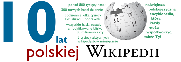 10 lat polskiej Wikipedii