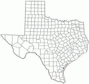 Lage von Corpus Christi in Texas