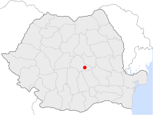 Location of Săcele