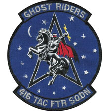 The 416th Tactical Fighter Squadron - Probably the coolest looking Insignia of the USAF