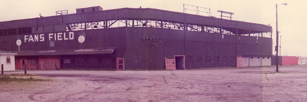 Fans Field shortly before its demolition