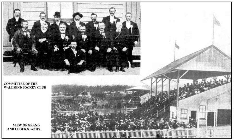 Committee and Grandstand in 1903