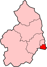 Shown within Northumberland