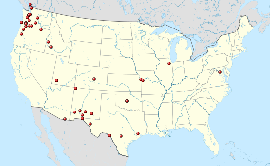 June 28 - Reports spread throughout the West. Idaho, Colorado, Utah, New Mexico, Texas, and Illinois see their first reports.