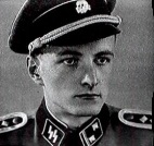 Auke Bert Pattist in SS-uniform van Hauptscharführer