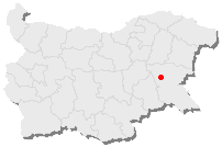 Bulgaristan haritasında Karnobat