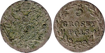 5 groszy polskich 1816