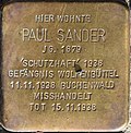 Braunschweig Steintorwall 7a Stolperstein Paul Sander