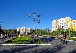 Centrale boulevard in het stadscentrum