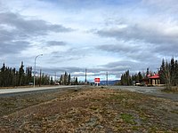 Alaska Highway w Haines Junction