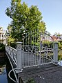 Hekwerk bij brug over de stadsgracht aan de Oliemolenwal