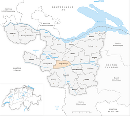 Warth-Weiningen – Mappa