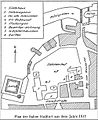 Lageplan der Staßfurter Saline von anno 1817