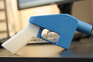 The Defense Distributed's 3D-printed "Liberator" gun