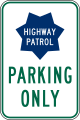 Highway Patrol Parking Only S34(CA)