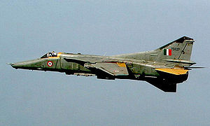 Hindistan Hava Kuvvetleri'ne ait bir MiG-27.