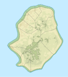 Mapa konturowa Niue, w centrum znajduje się punkt z opisem „Niue”