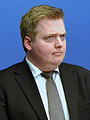 Ισλανδία Σίγκμουντουρ Νταβίντ Γκουνλάουγκσον Πρόεδρος του Κεντρώου Κόμματος