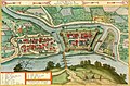 A szolnoki vár egy 1617-es rézmetszeten