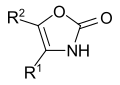 Allgemeine Struktur von 1,3-Oxazol-2(3H)-onen