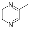 2-Methylpyrazine (found in roasted sesame)