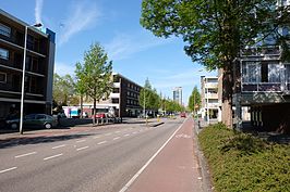 De Arent Janszoon Ernststraat iets voor zijstraat Dikninge